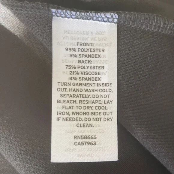 Halogen Faux Leather Black Media Sleeveless Top Size Small - Picture 8 of 8